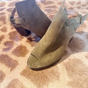 Frye Olive Heeled Open-Toe heels